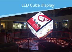LED cube display